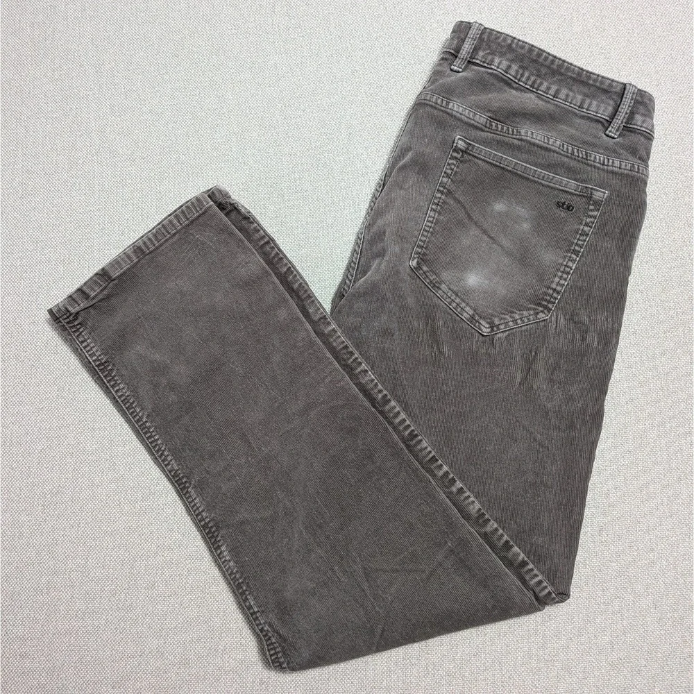 Stio Rivet Cord Pants Men's 38x32 Gray Corduroy 5-Pocket Straight Leg Outdoor